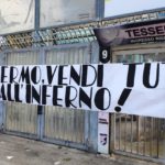 striscione tifosi stadio