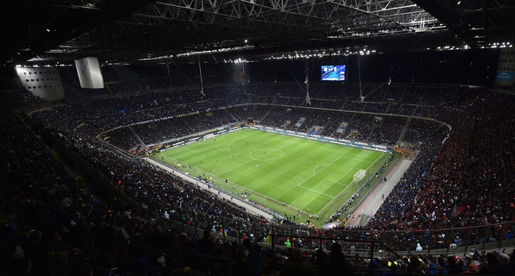 San Siro è quasi pieno, sono 45.000 i tifosi dell'Atalanta