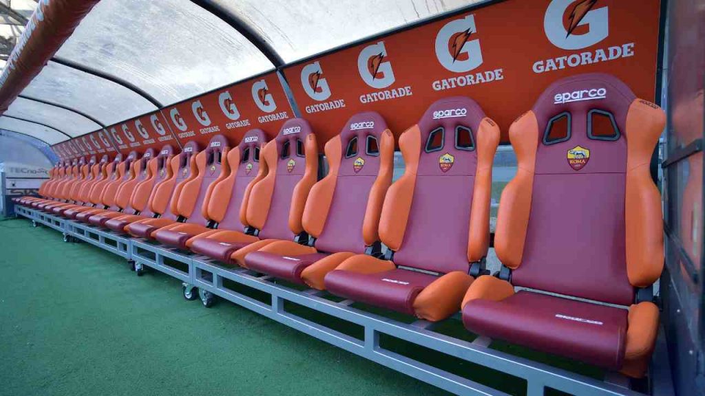 Panchina Roma - Fonte LaPresse - stadionews.ir