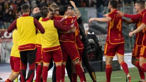 Giocatori della Roma - foto ANSA - StadioNews.it