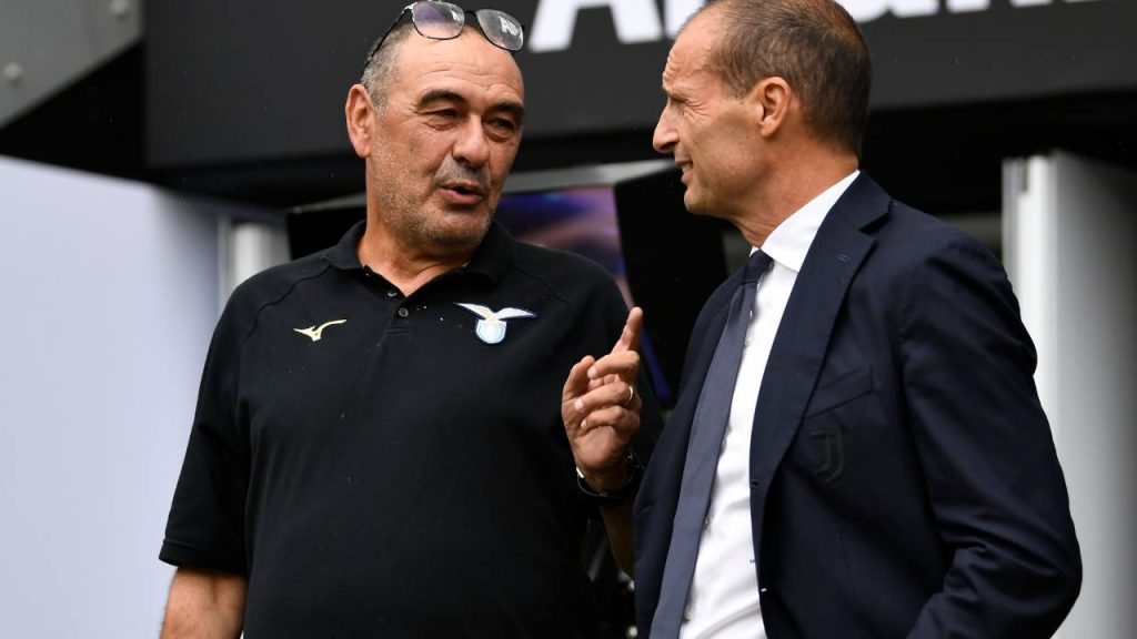 Sarri Allegri - Fonte LaPresse - stadionews.it