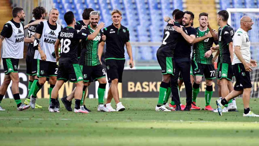 Squadra del Sassuolo - foto ANSA - StadioNews.it