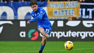 Tommaso Baldanzi con la maglia dell'Empoli - foto ANSA - StadioNews.it