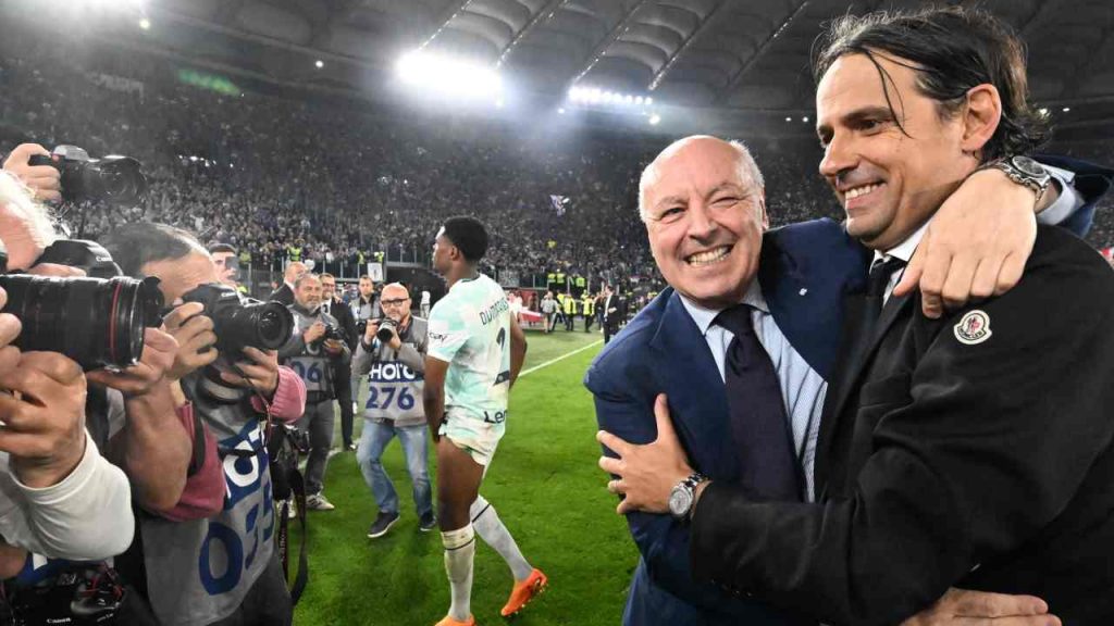 Marotta e Inzaghi - foto ANSA - StadioNews.it