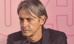 Parla Filippo Inzaghi. Il tecnico del Palermo è intervenuto durante la conferenza stampa di...